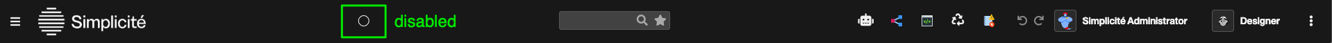 Toggle accessibility mode - disabled
